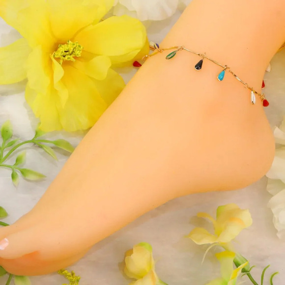 Minimalist Anklet, Sleek & Modern Design, Women’s Fashion, YC110130-A - Picture 9 of 10